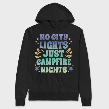Campfire Nights Request No City Lights Just, Hanorac Oversize Barbati (Unisex)