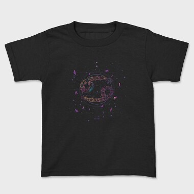 Cancer Floral Zodiac Sign, Tricou Copii