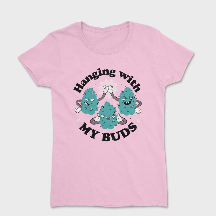 Cannabis Flower Buds, Tricou Femei