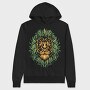 Cannabis Lion Weed, Hanorac Oversize Barbati (Unisex)