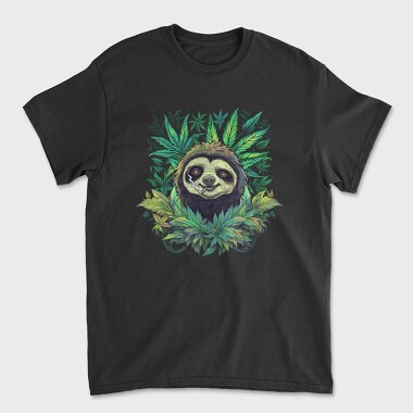 Cannabis Sloth, Tricou Barbati (Unisex)