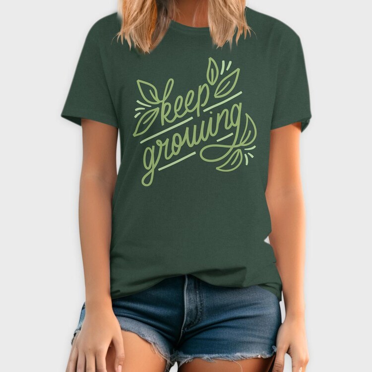 Keep Growing, Tricou Barbati (Unisex)