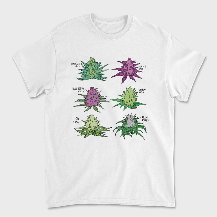 Cannabis Strain, Tricou Barbati (Unisex)