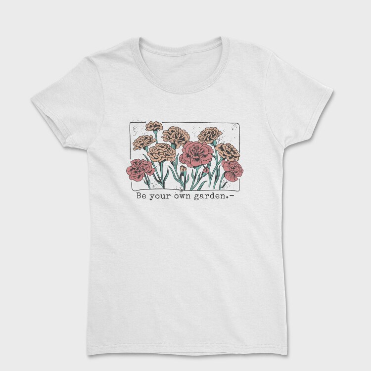 Carnation Flowers Garden, Tricou Femei