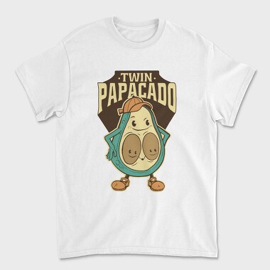 Cartoon Avocado Papacado, Tricou Barbati (Unisex)