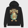 Cartoon Avocado Papacado, Hanorac Oversize Barbati (Unisex)