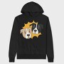 Cartoon Dog Faces, Hanorac Oversize Barbati (Unisex)