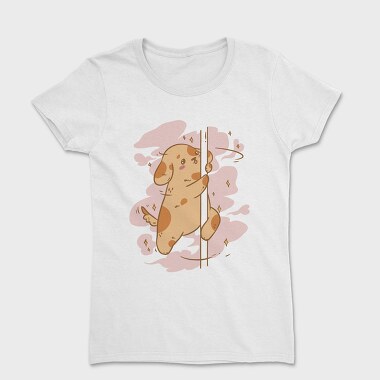 Cartoon Dog Pole Dancing, Tricou Femei