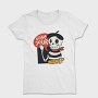 Cartoon French Skull Bone Jour, Tricou Femei