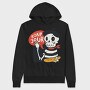 Cartoon French Skull Bone Jour, Hanorac Oversize Barbati (Unisex)