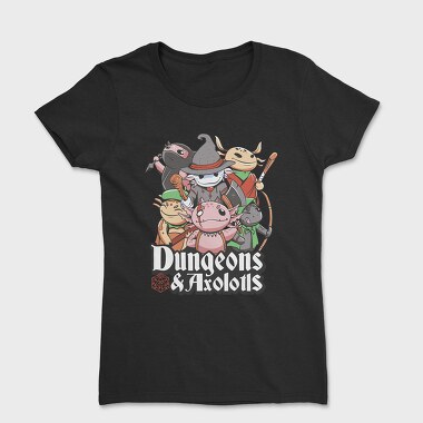 Dungeons And Axolotls Dungeon, Tricou Femei