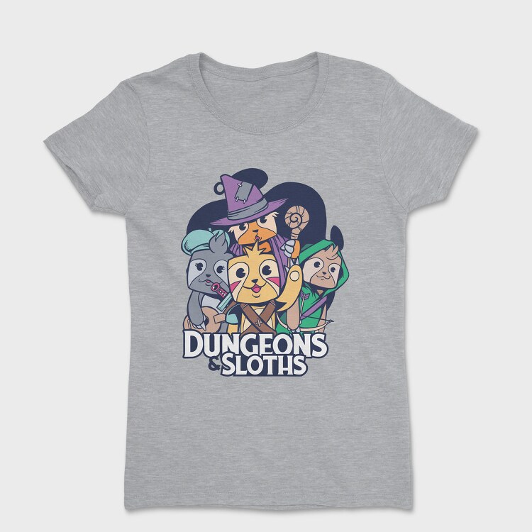 Dungeons Sloths, Tricou Femei