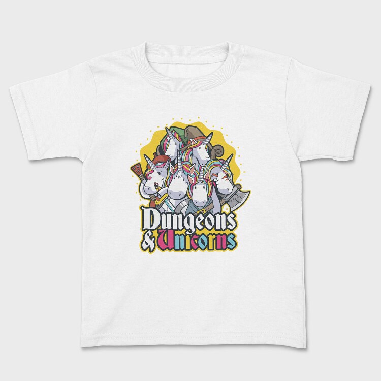 Dungeons Unicorns, Tricou Copii