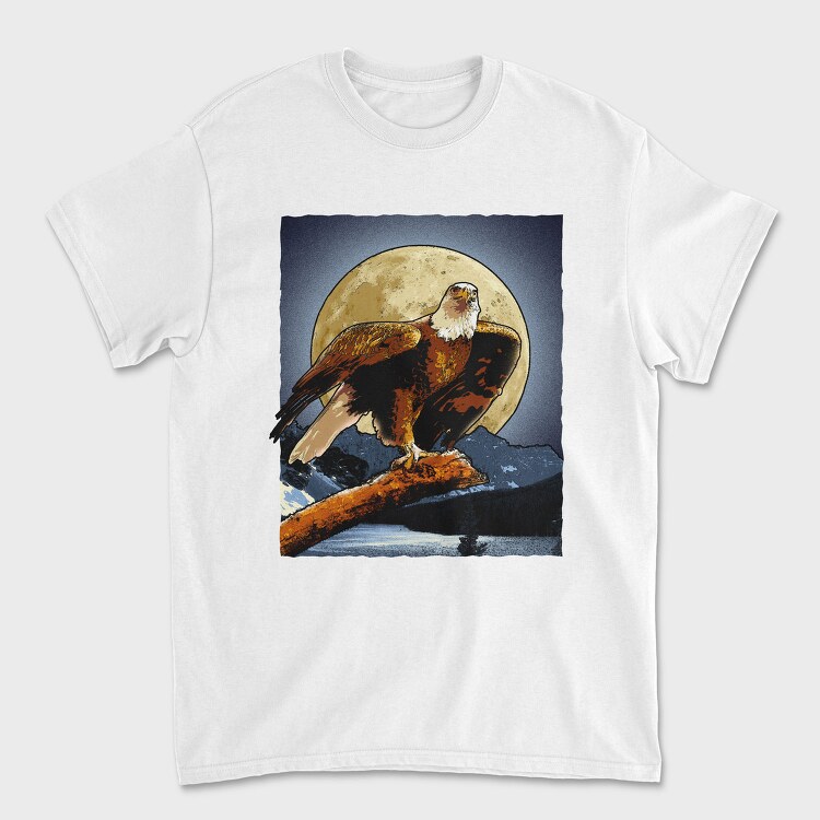 Eagle At Night, Tricou Barbati (Unisex)