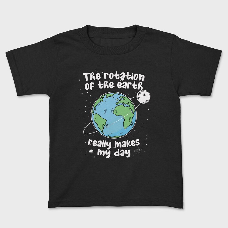 Earth Rotation Humor, Tricou Copii
