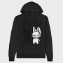 Easter Metalhead Bunny Metal, Hanorac Oversize Barbati (Unisex)
