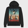 Electric Guitars Retro Sunset Quote, Hanorac Oversize Barbati (Unisex)