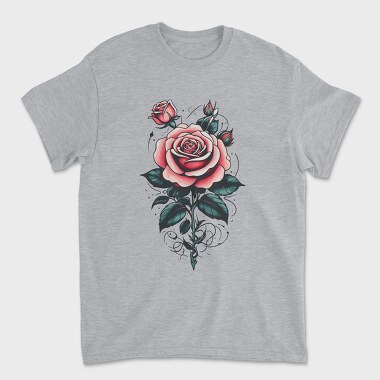 Elegant Roses Traditional, Tricou Barbati (Unisex)