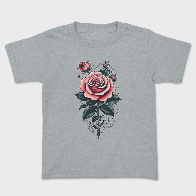 Elegant Roses Traditional, Tricou Copii