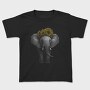 Elephant With Sunflowers Cute, Tricou Copii
