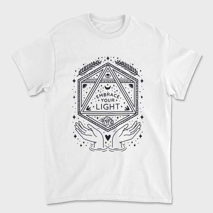 Embrace Your Light, Tricou Barbati (Unisex)