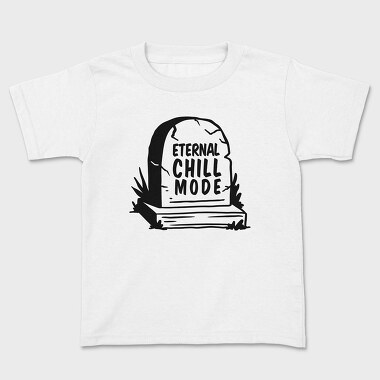 Eternal Chill Tombstone Ironic Quote Nc, Tricou Copii