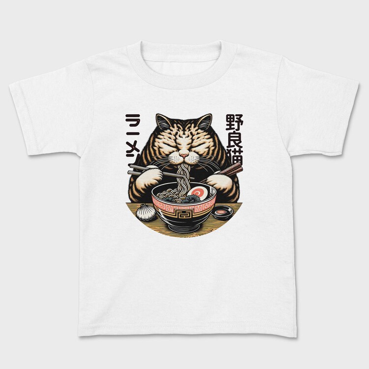 Japanese Cat Ramen 2, Tricou Copii