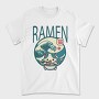 Japanese Cat Ramen, Tricou Barbati (Unisex)