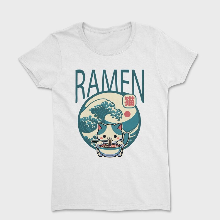 Japanese Cat Ramen, Tricou Femei