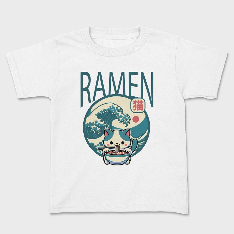 Japanese Cat Ramen, Tricou Copii