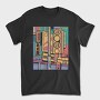 Japanese City Colorful, Tricou Barbati (Unisex)