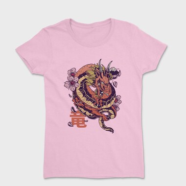 Japanese Dragon Sakura Blossom, Tricou Femei