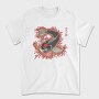 Japanese Koi Flames Fire Traditional, Tricou Barbati (Unisex)