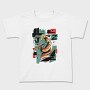 Jazz Musician Abstract Music, Tricou Copii