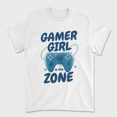 Joystick Gamer Girl Watercolor, Tricou Barbati (Unisex)