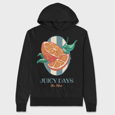 Juicy Days Citrus Summer, Hanorac Oversize Barbati (Unisex)