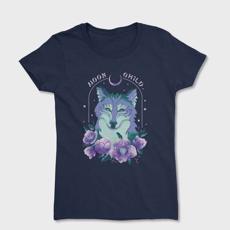 Night Wolf Quote, Tricou Femei