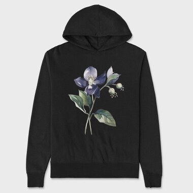 Nightshade Flower, Hanorac Oversize Barbati (Unisex)