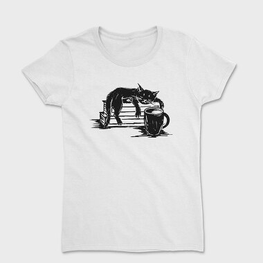 Cat And Coffee, Tricou Femei