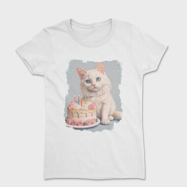 Cat Birthday Party B Day Kitten, Tricou Femei