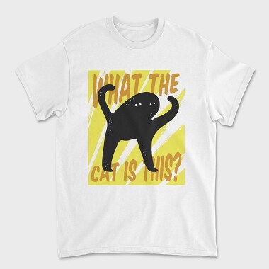 Cat Creature What The, Tricou Barbati (Unisex)