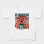 Cat Drinking Coffee (2), Tricou Copii