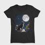 Cat Gazing At The Moon, Tricou Femei