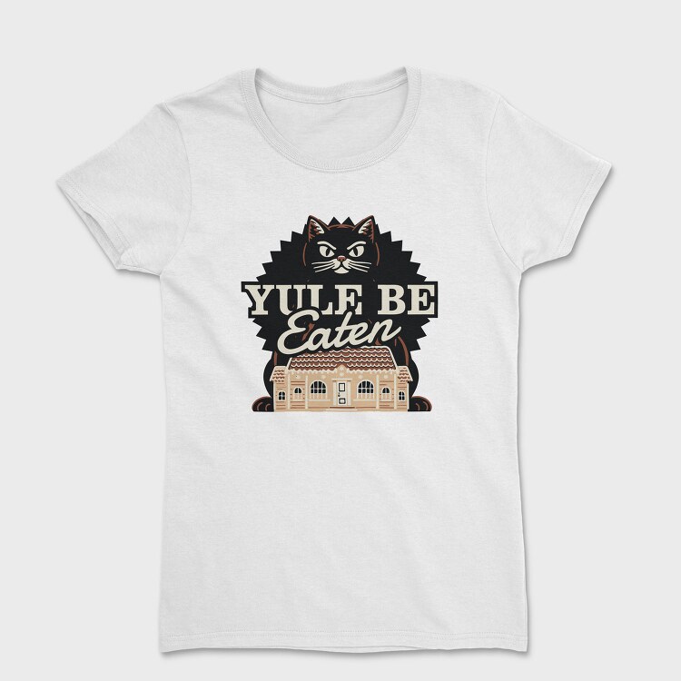 Cat Gingerbread House Ginger, Tricou Femei