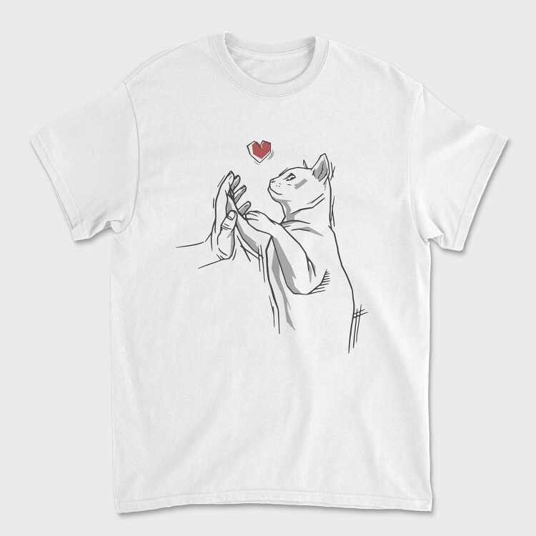 Cat Hand, Tricou Barbati (Unisex)