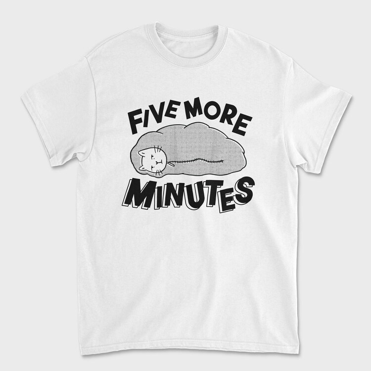 Cat In Sleeping Bag Five Minutes, Tricou Barbati (Unisex)