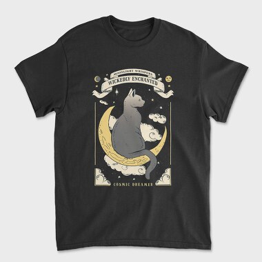 Cat Moon Whimsigoth, Tricou Barbati (Unisex)