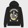 Cat Moon Whimsigoth, Hanorac Oversize Barbati (Unisex)