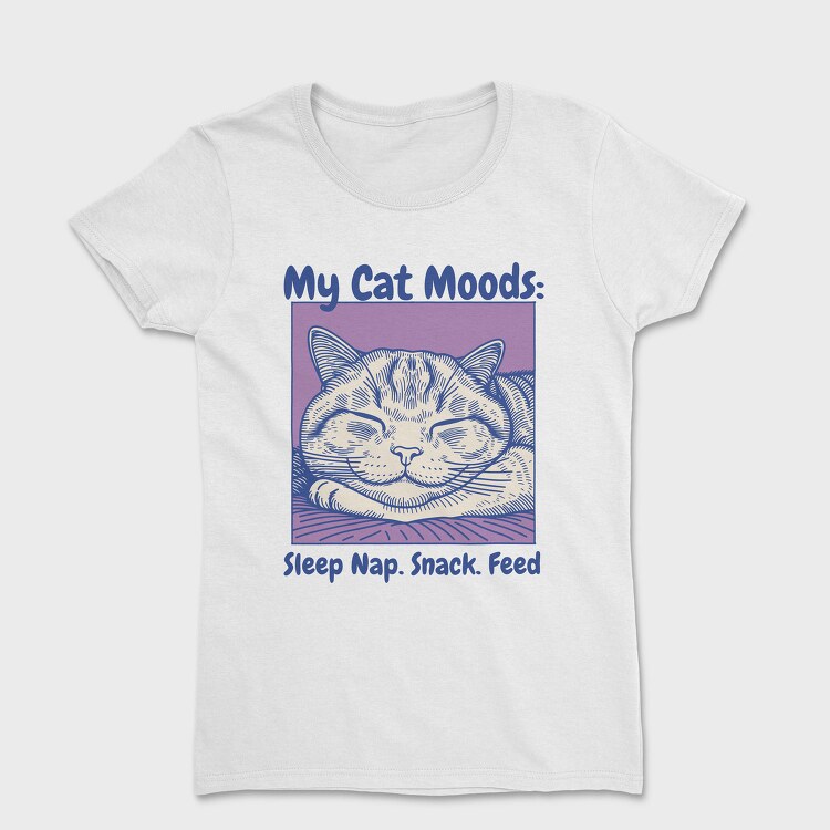 Cat Nap Mood, Tricou Femei