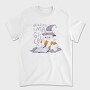 Cat Reading Magical Book, Tricou Barbati (Unisex)